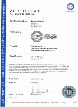 Zertifikat Z300 COMPACT Bis 12
